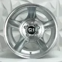 RIN 15X10 5-139.7 R1 SPORT 693 SILVER MACHINE FACE ET-45 CB110