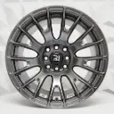 RIN 15X8.25 4-100/114.3 R1 SPORT QC2037 HYPER BLACK ET0 CB73.1