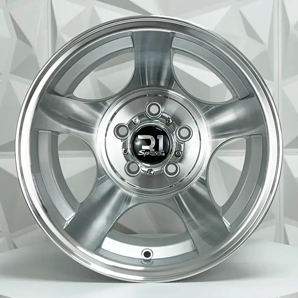 RIN 15X10 6-139.7 R1 SPORT 693 SILVER MACHINE FACE ET-45 CB106.1