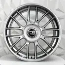 RIN 17X8 4-100/114.3 R1 SPORT 478 HYPER BLACK ET15 CB73.1