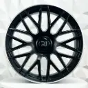 RIN 20X8.5 5-112 R1 SPORT M092 SATIN BLACK MACHINE LIP ET36 CB66.6