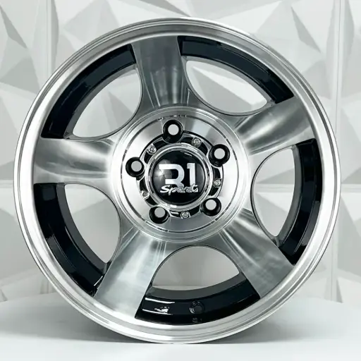 [151591] RIN 15X10 6-139.7 R1 SPORT 693 BLACK MACHINE FACE ET-45 CB110.1